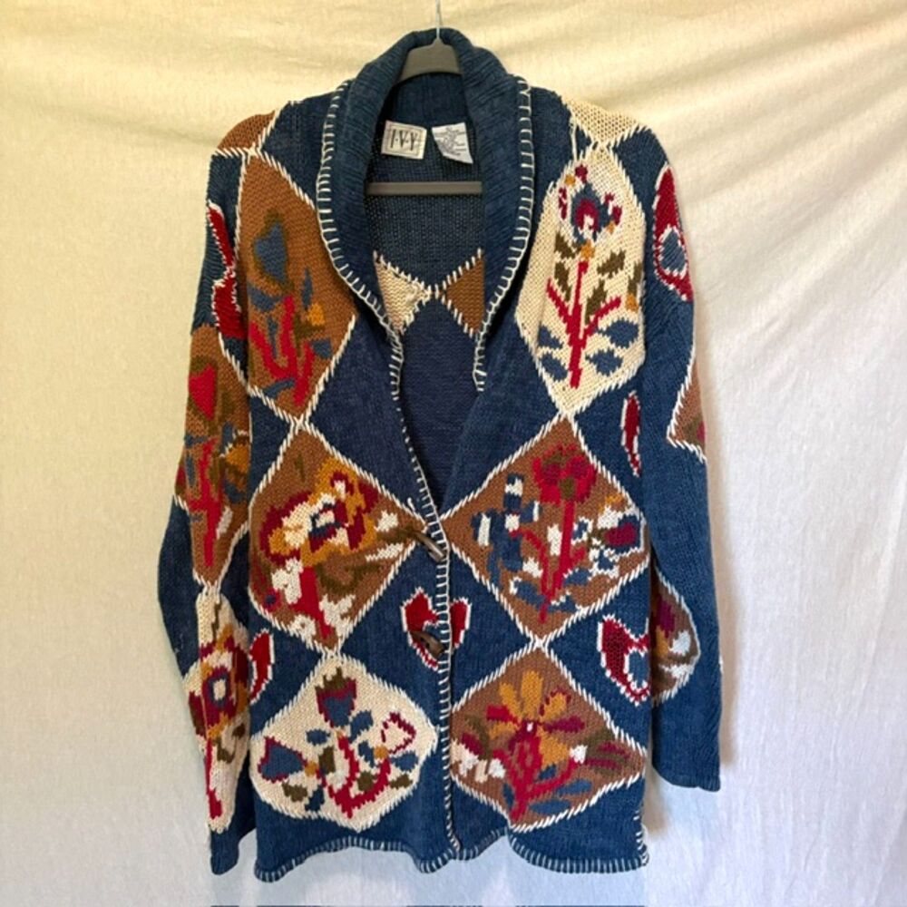 Vintage Floral Cardigan